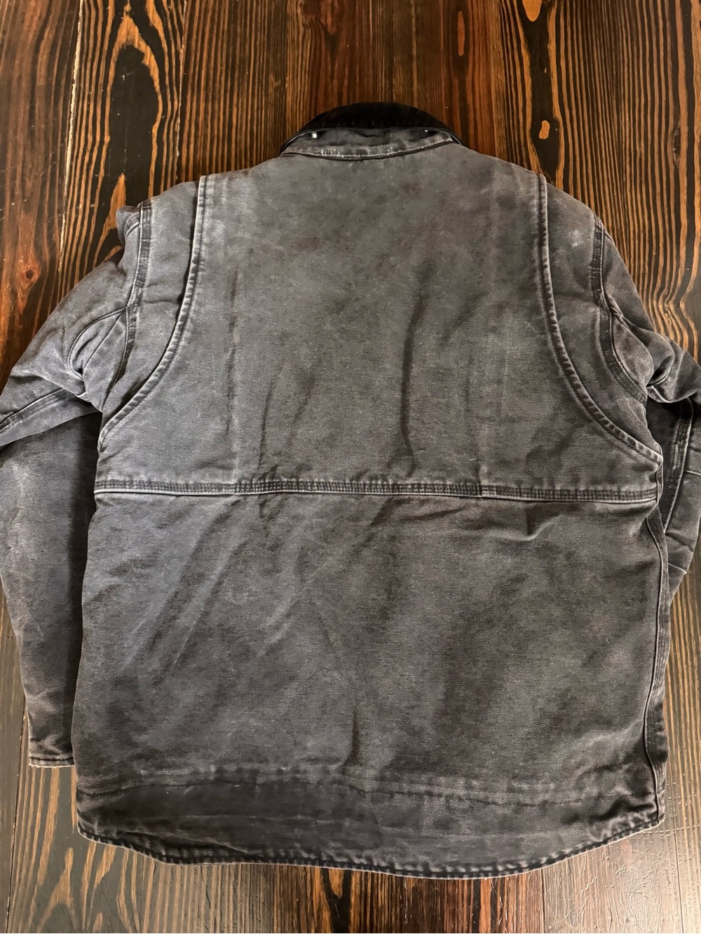 Lot of 2 Mens Canvas Work Jackets Carhartt and Orvis Size Medium - Picture 8 of 9